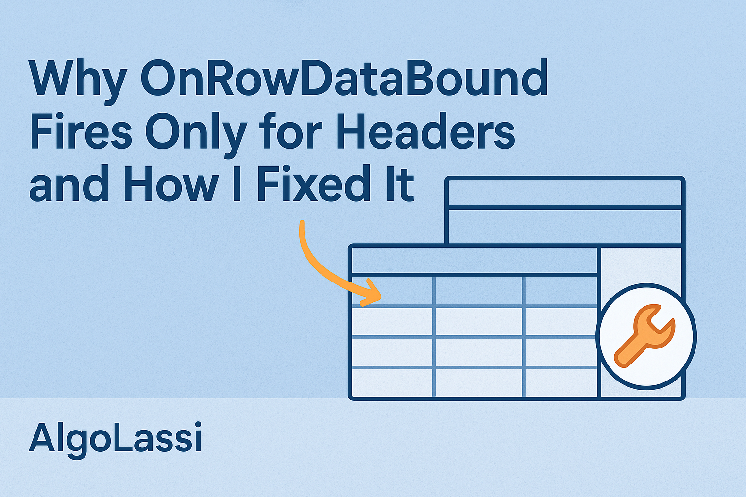 π Why OnRowDataBound Fires Only for Headers (and How I Fixed It)